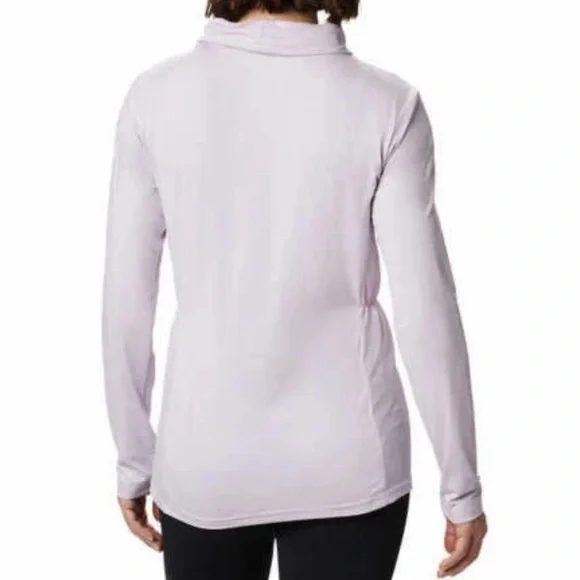 Columbia Omni-Wick Pale Lilac Cowl Neck Long Sleeve Activewear Shirt XXL NWT - Picture 11 of 11